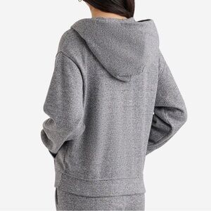 Roots Women Charcoal Zip-Up Hoodie